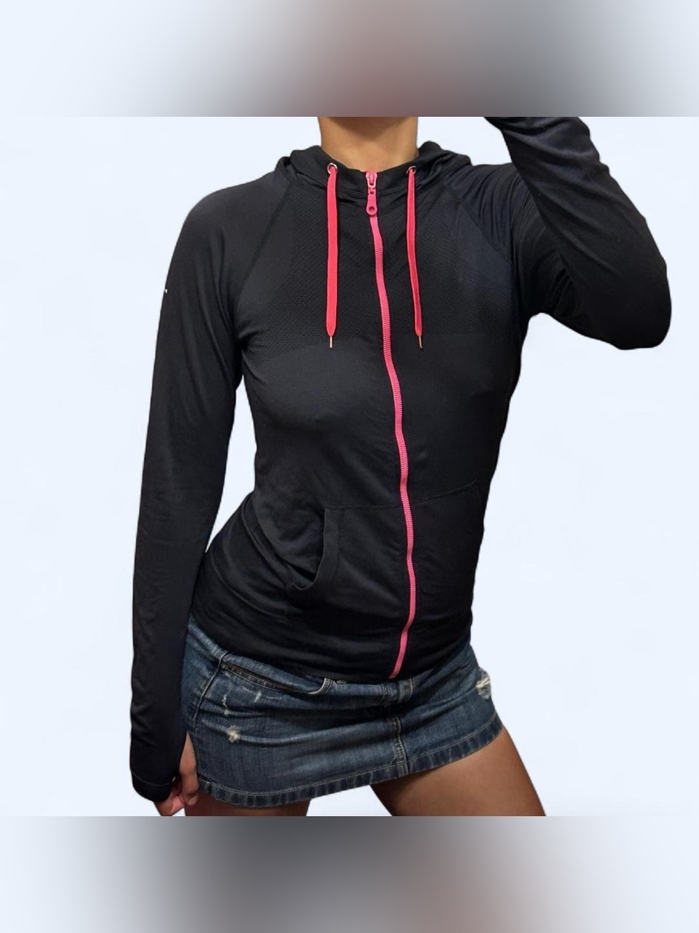 Goth Black & Pink Hoodie by BCG!